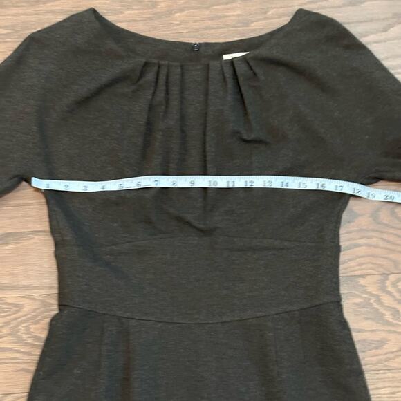 Trina Turk Classic Charcoal Sarafina Ponte Shift Dress Size 10 - Picture 10 of 13